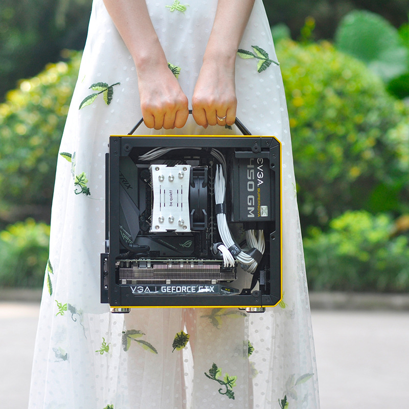 機械大師C24小方糖i5 12400F/i5 12600KF 3060獨顯整機小型便攜迷