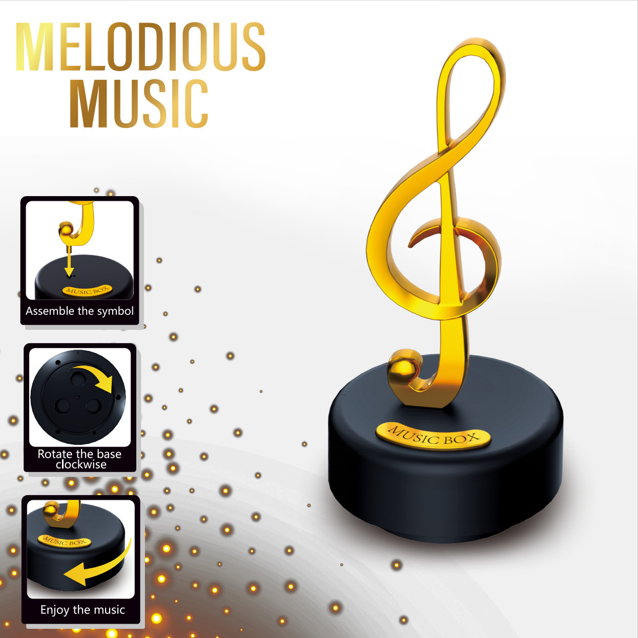 AliExpress atmósfera de alta gama gabinete de decoración doméstica transfronteriza caja de música guitarra creativa hermosa joyería para el hogar