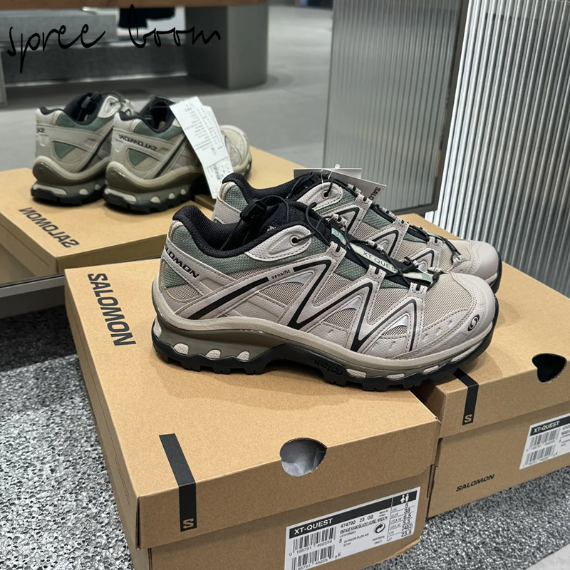 Salomon萨洛蒙XT-QUEST运动休闲鞋户外潮鞋中性百搭摩卡棕|undefined