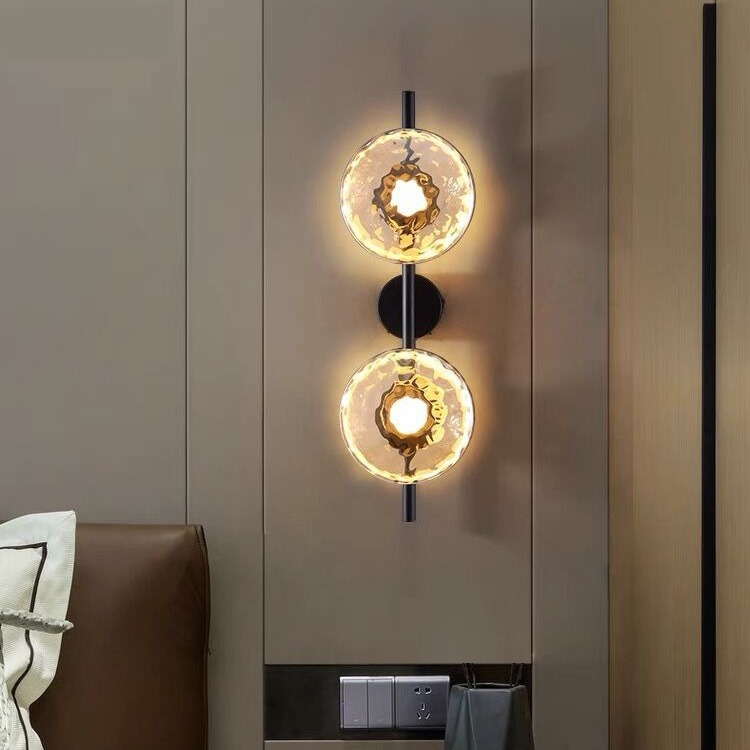 Arte moderno minimalista lámpara de pared pasillo comedor de hotel sala de estar pasillo dormitorio diseñador decoración lámpara de cabezal de cama