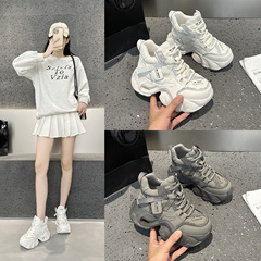 2590爆款老爹鞋女2025秋季网面透气百搭老爹鞋学生运动休闲鞋