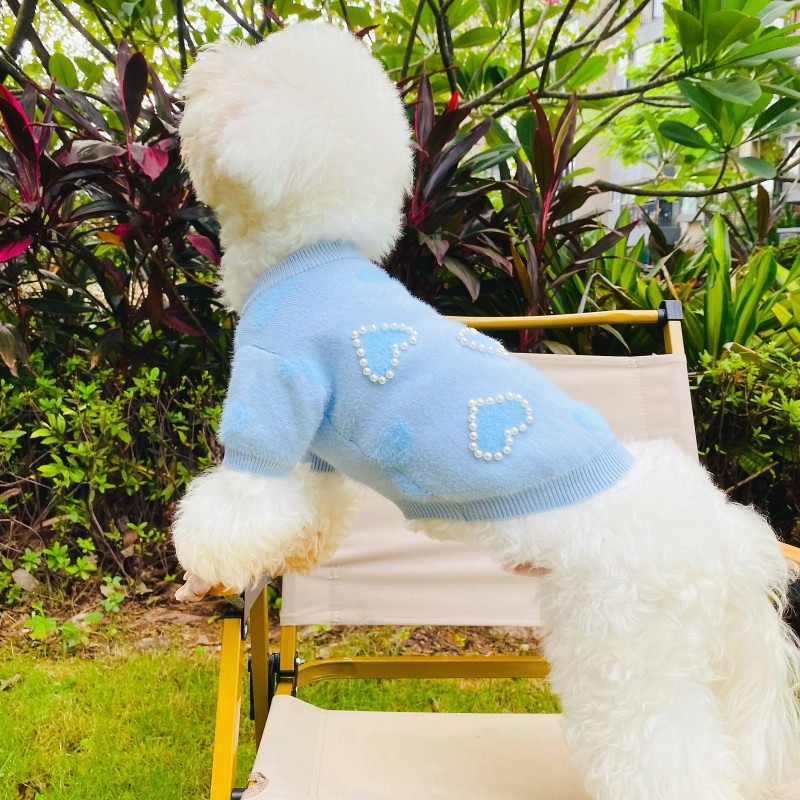 パールラブペット服ハイエンド犬セーターテディビションプードル子猫小型犬秋と冬服