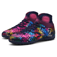 football shoes men breathable couple color spiky football shoes plus size youth training shoes