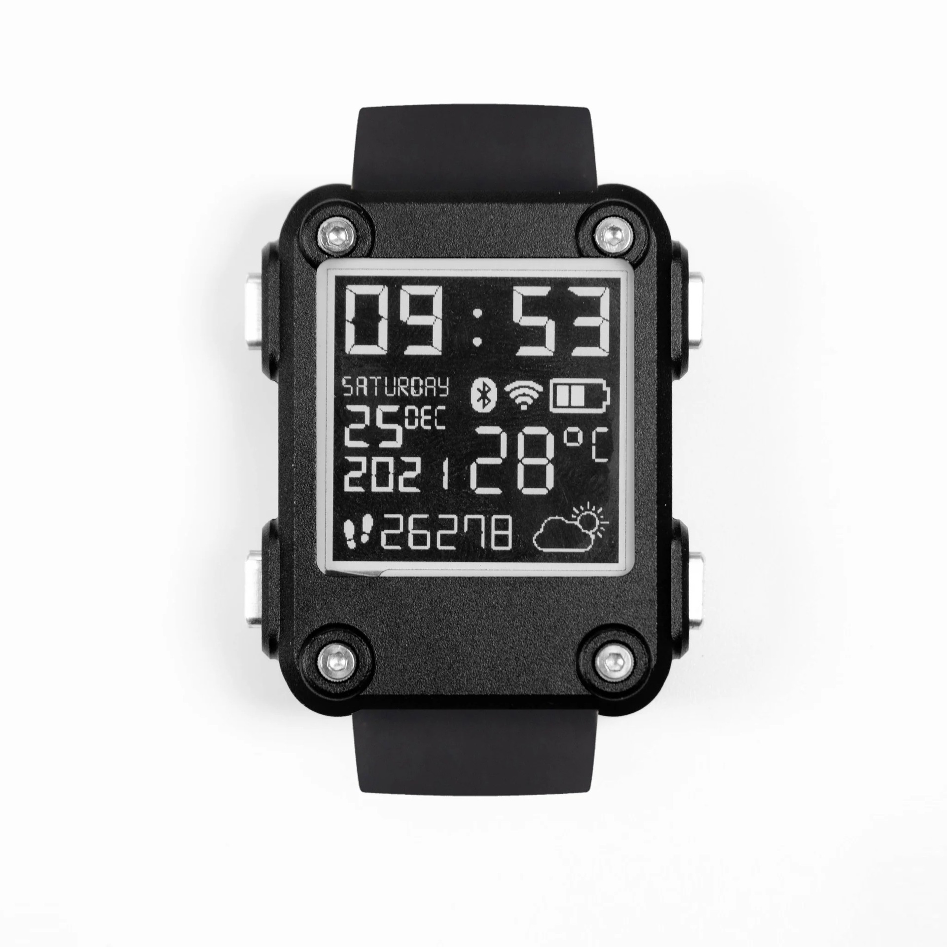 Watch 2.0PLUS ESP32 programmable open-source electronic watch smart wearable bracelet e-ink screen open source Specification drawing