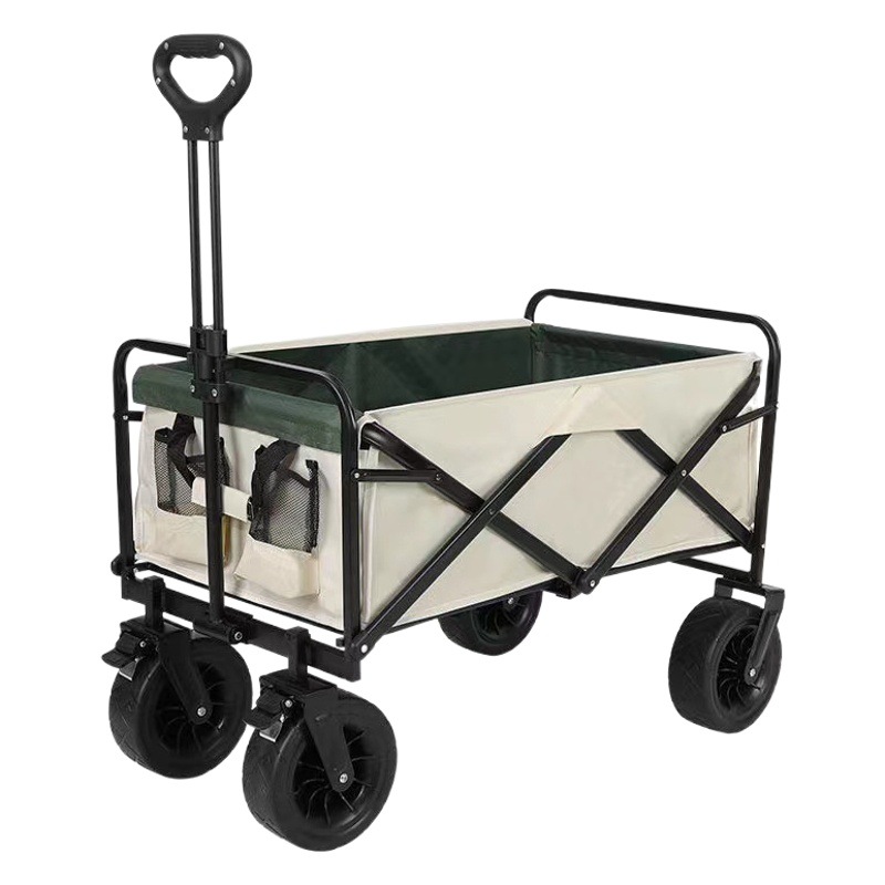 Carrito plegable para exteriores, carrito de picnic, carrito de mano, remolque, carrito de puesto, carrito de reparto