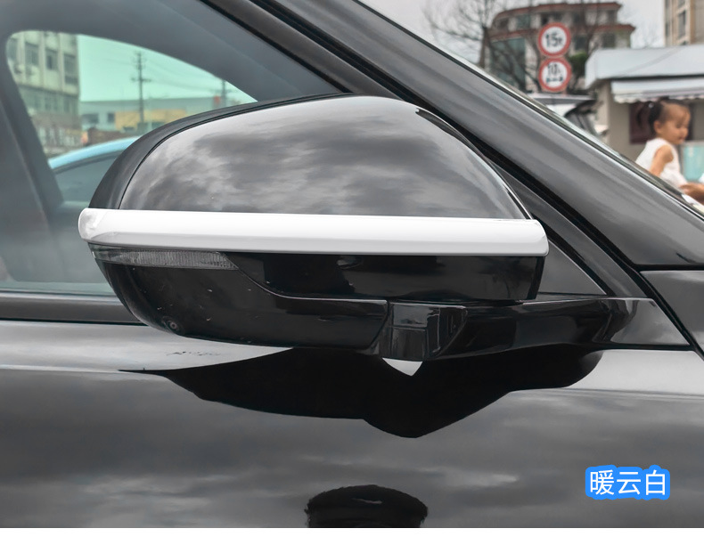 Suitable for Aito M8 Special Car Rearview Mirror Anti-Collision Strip, Original Car Color Exterior Modification, Anti-Scratch and Anti-Scuff Protective Accessories