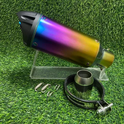 Tail Section 675Sr Cbr400 | Motorcycle exhaust pipe - full-color-logo-on-the-right