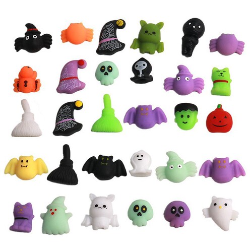 New Halloween Party Gift Toy Set Pumpkin Spider Skeleton Head Ghost Festival Classroom Prize