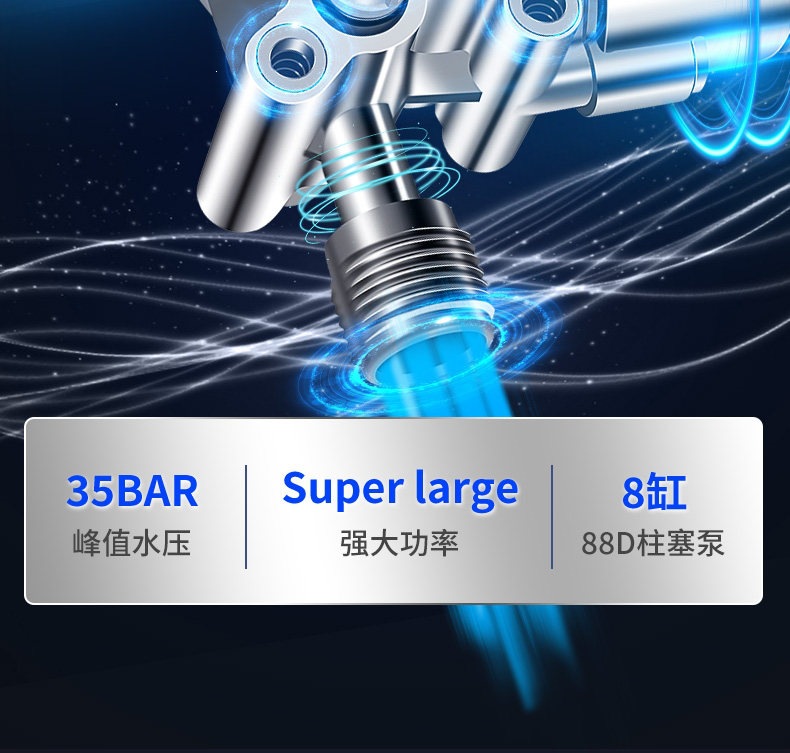 Suitable for wireless car washers, high-pressure water pumps, car and household water guns, portable lithium battery-powered car cleaning brushes