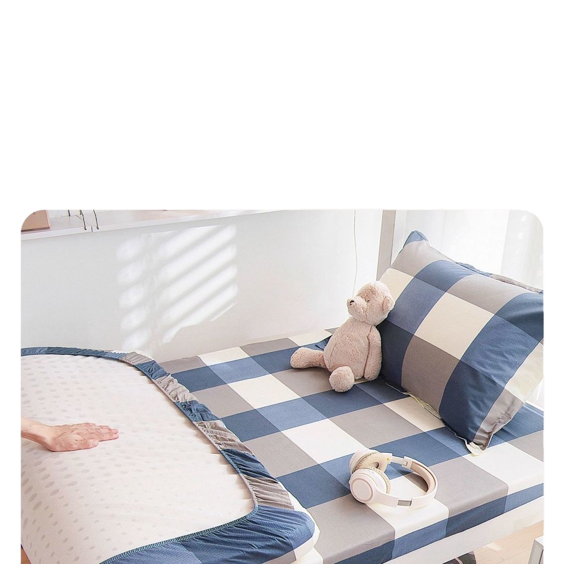 dormitorio de estudiantes universitarios conjunto de colchón conjunto completo un conjunto completo de camas de algodón cinco piezas conjunto de algodón único conjunto de colchón seis piezas