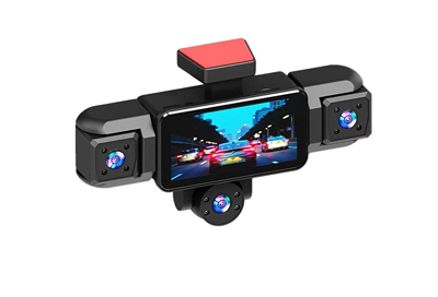 W19-5 Lens Dashcam 3-inch 1080P HD Night Vision Five-Camera, Four-Camera, Three-Camera Camera, Popular on E-commerce Platforms (Driving recorder) - w19-4-lens-t-shaped-stand