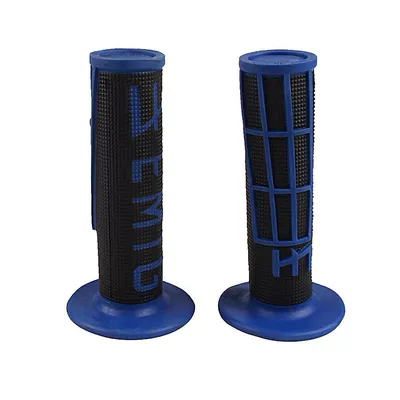 Grips Modified Handlebars Anti-Slip Wear-Resistant: Motorcycle Handle Cover - black-blue