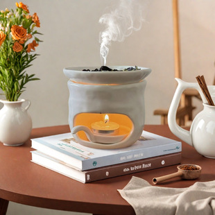 Ceramic Baking Stove, Tea Roasting Stove, Cedar Diffuser, Aromatherapy Stove, Dry-Burning Tea Roasting Stove, Tea Brewing Stove