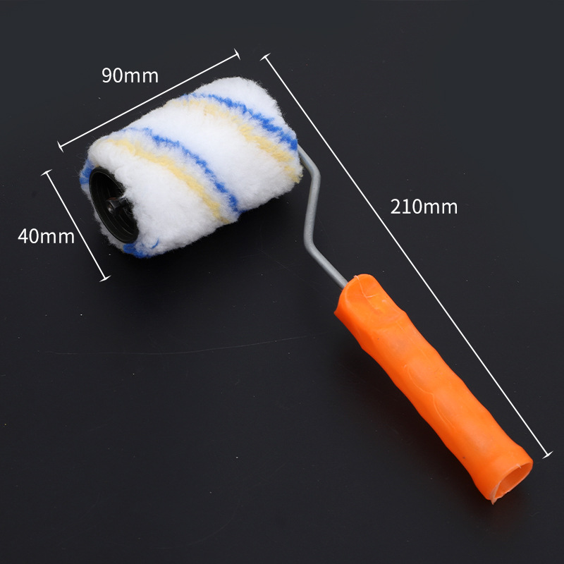 흰색, 노란색 파란색 스트립 롤러(4인치 10cm, 400개)