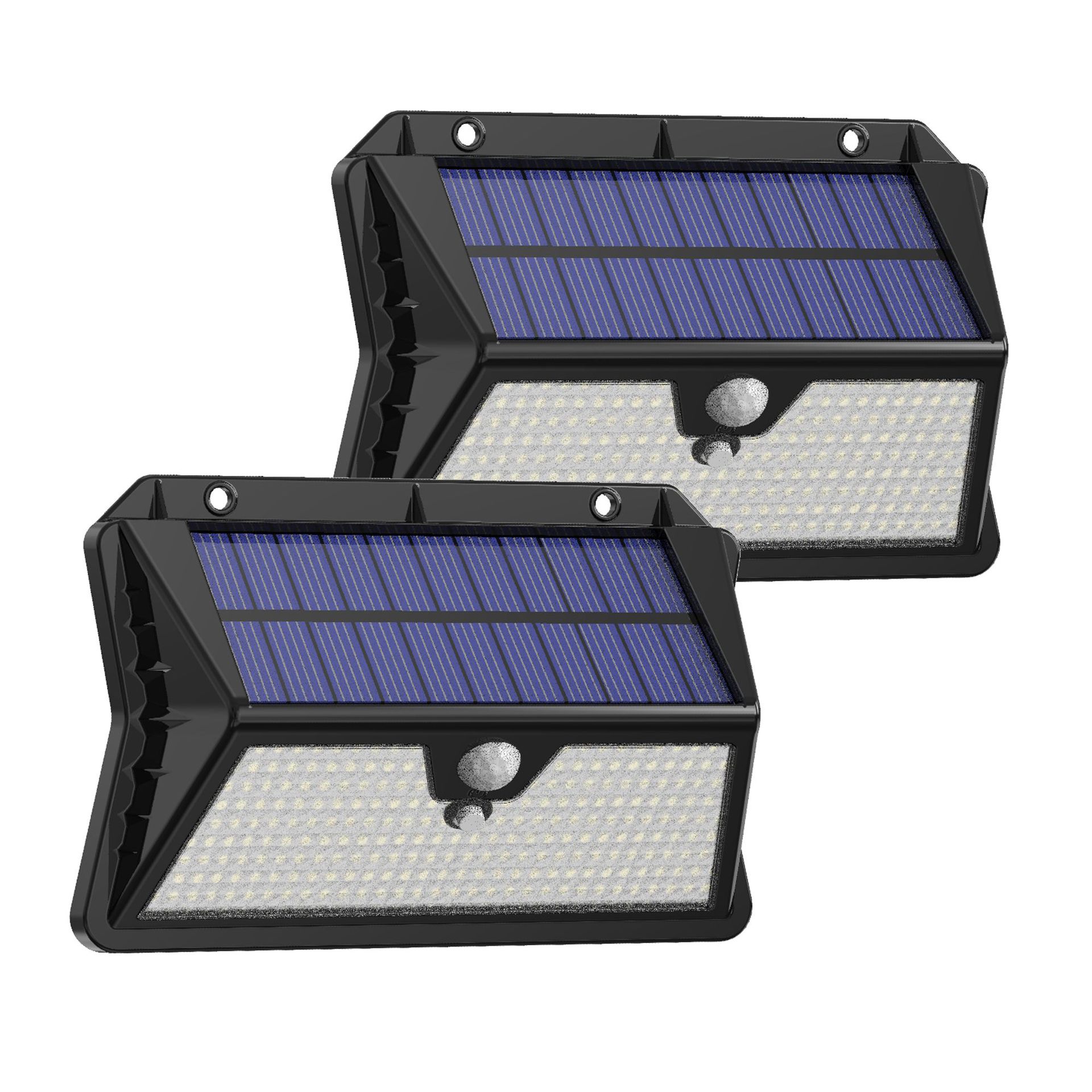 Solar al aire libre 283LED recargable iluminación impermeable al aire libre casa patio exterior pared Cuerpo Humano infrarrojos inducción lámpara de pared