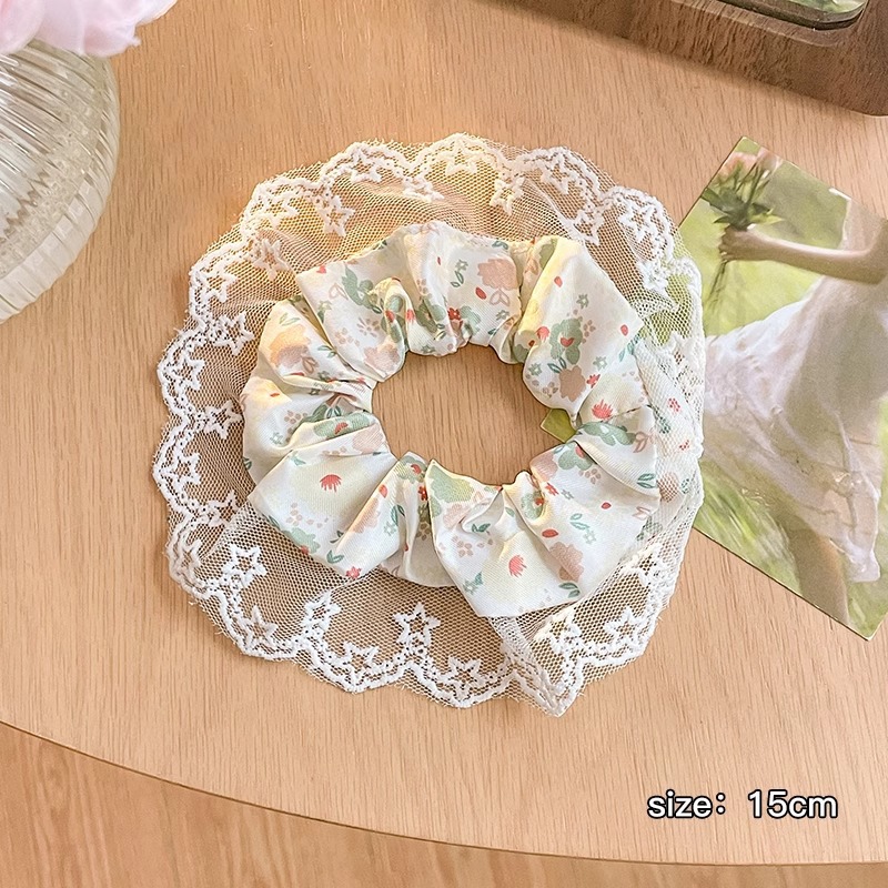 Anillo de cabello de intestino grande coreano para mujeres de alto nivel toallas cuadradas cuerdas de cabello de alta elasticidad y elásticas duraderas flojas flojas