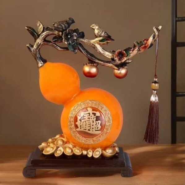 Wholesale New Chinese Style Everything Goes Well Persimmon Ornaments Entrance Wine Cabinet Tv Cabinet Decoration Housewarming Gift Home Wishful