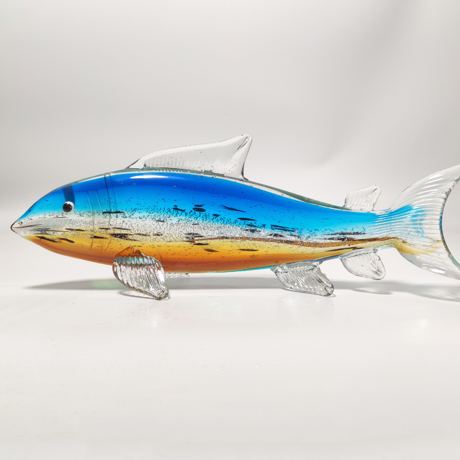 新品玻璃深海鳕鱼简约风格创意艺术客厅电视柜玄关家居软装饰