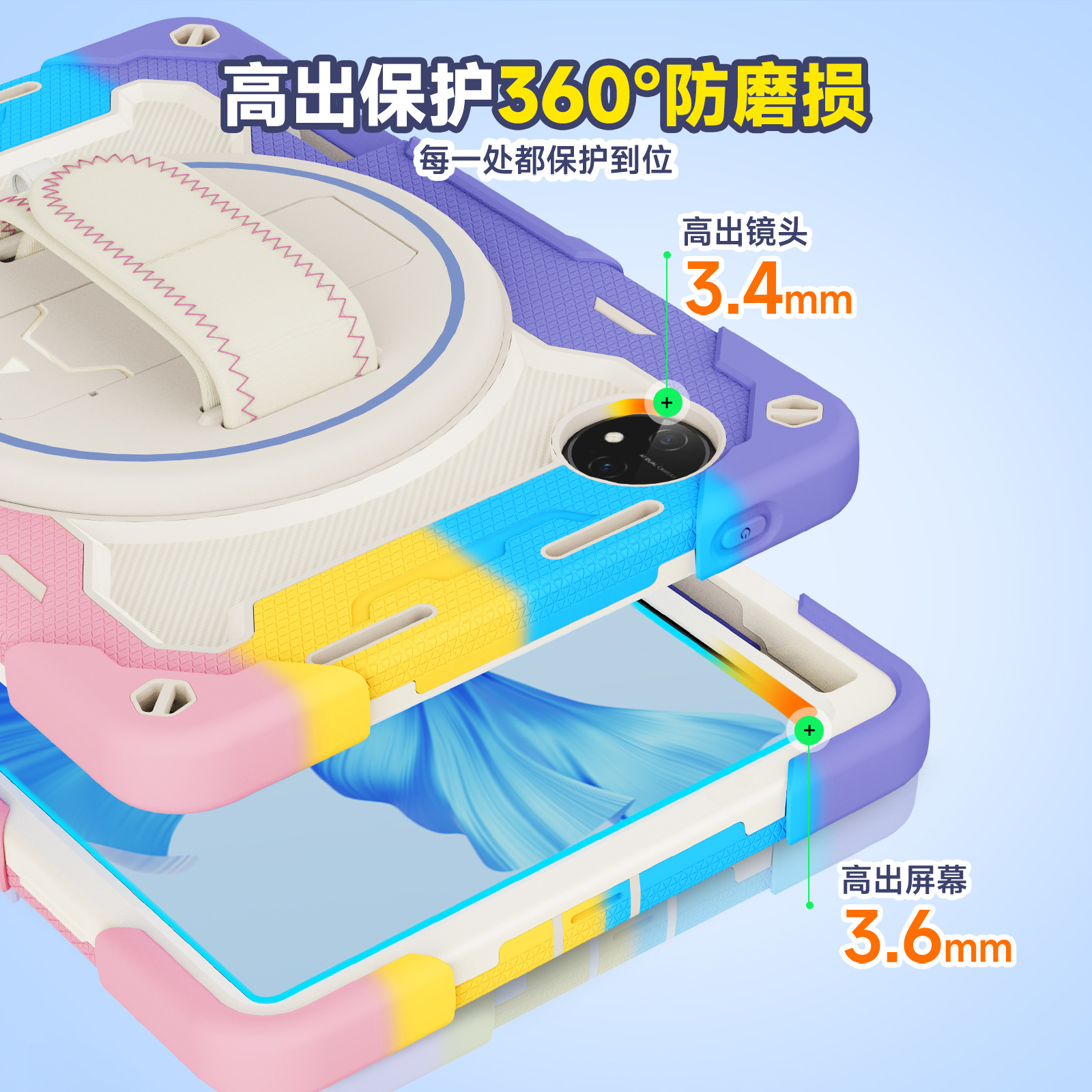 Aplicable para Huawei matepad air / SE placa protectora portátil Glory V8Pro bolsa de aire protector contra caídas image 3