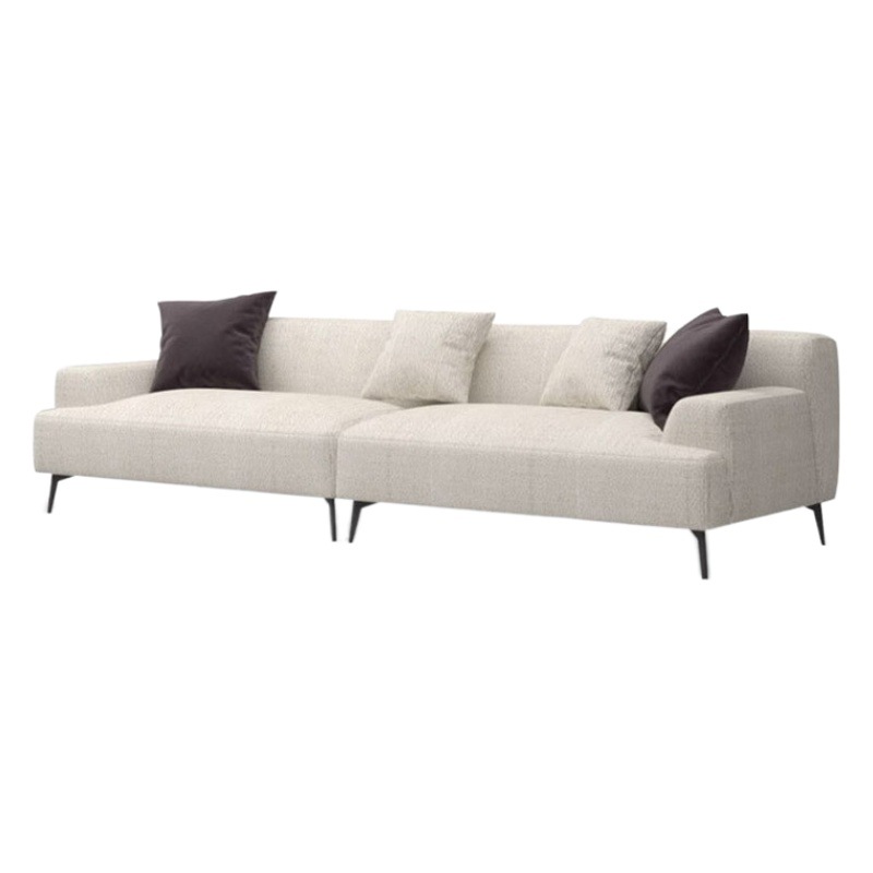 De alta calidad de color beige blanco gris cinturón blanco imperial concubina asiento sofá tela encantador viento tofu bloque cuadrado sala de estar sofá de madera maciza