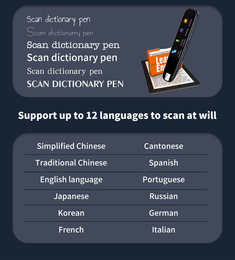 Multi-Language Translation Pen