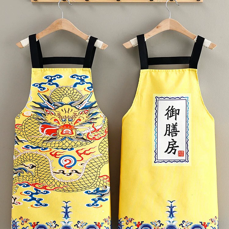 Wang Kai Guo модный новый холщовый фартук северо-восточный большой цветочный фартук для домашней кулинарии и общественного питания, спецодежда, устойчивая к пятнам