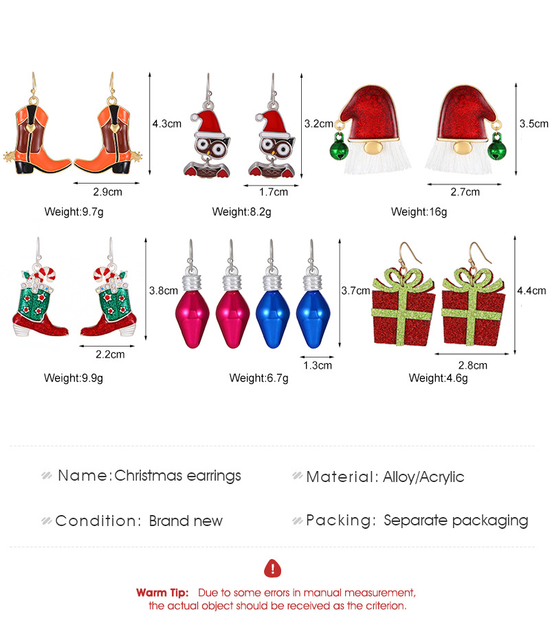 26g Weight Drop Earrings Classification 1 Pair Quantity 1 Pair Fashion Boots Enamel Alloy Drop Earrings