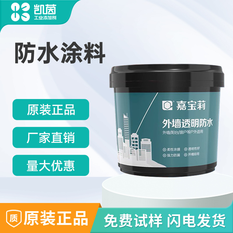 嘉宝莉 外墙透明防水胶阳台防水涂料屋顶补漏堵漏窗台楼顶自喷漆