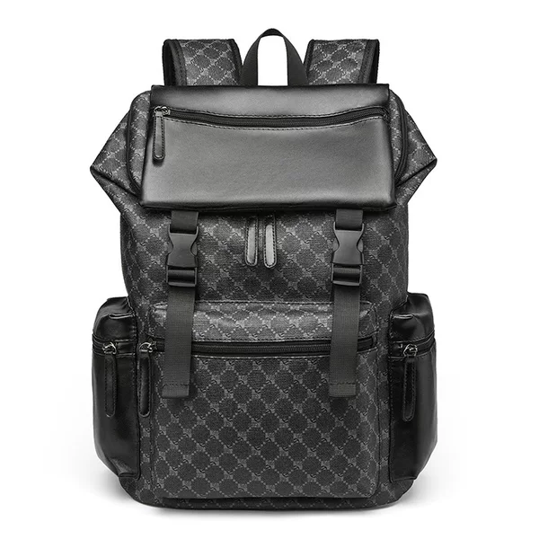 Korean Men's Backpack Travel Large Capacity Backpack Fashionable Brand College Style Schoolbag Commuter Computer Bag Men's Bag