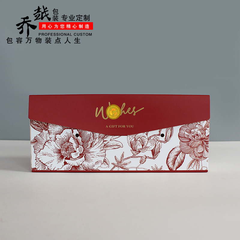 外卖食品手提礼盒白卡纸礼品袋饼干曲奇烘焙雪花酥食品零食包装盒