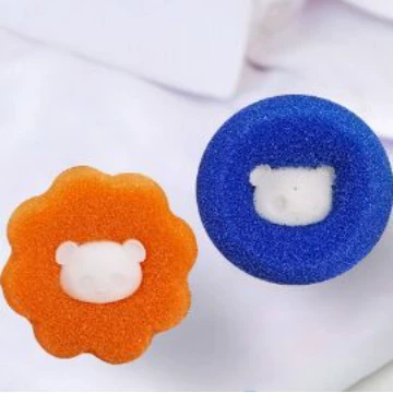 Губка для стирки мяч Одежда анти-намотка липкий шарик стиральная машина для чистки мяч магия дезактивации мяч для чистки медведь