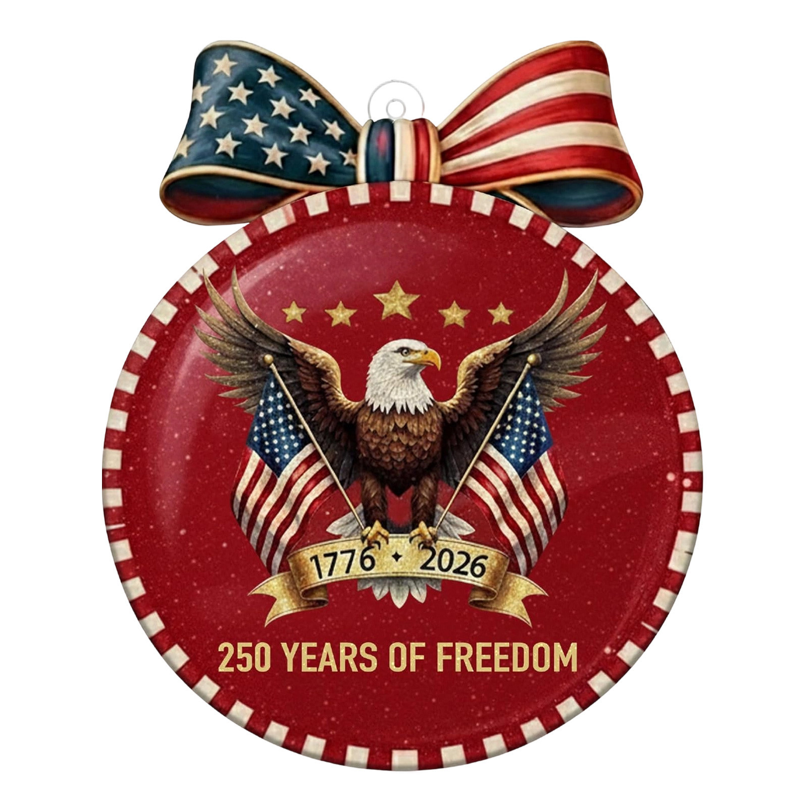 Nuevos productos transfronterizos Estados Unidos 250 aniversario Bell Ornament acrílico