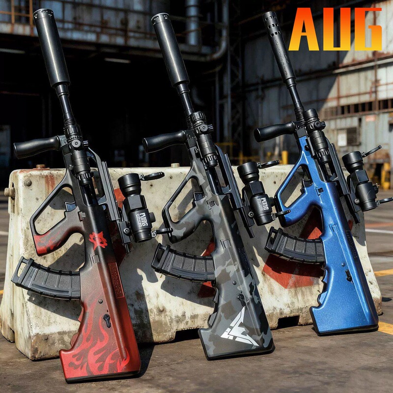 Black Hawk Aug Automatic Electric Water Toy Rapid-Fire Assault Rifle Children's Boys' Pubg Gear Gift