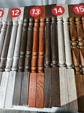 红橡实木楼梯扶手红橡楼梯配件立柱别墅阳台飘窗围栏扶手厂家批发