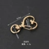 Love buckle light golden color