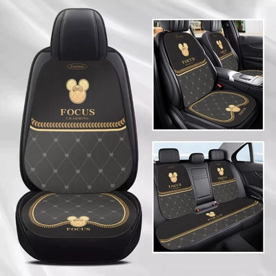 Cushion for All Seasons, Violent Bear Seat cushion, seat cover - e1153k-black-ginny-k-seven-piece-set-for-the-whole-car-velvet-pad-a03-code