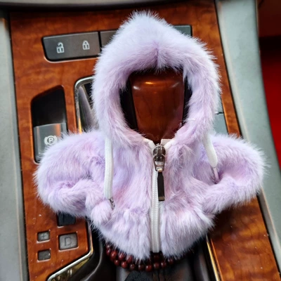 Hoodie, Thickened Manual Gear — Sürətlər qutusu və əl tormozu başlıqları - zipper-purple