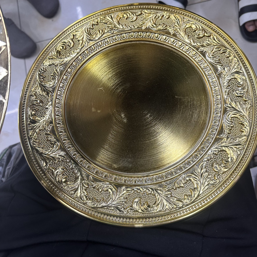 Ventas calientes de comercio exterior retro europeo decoración de mesa almohadilla de Navidad restaurante occidental circular irregular mesa almohadilla