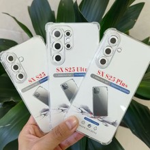 S25ULTRA 四角防摔加厚透明TPU气囊手机壳 SAM S25/S25PLUS/S25FE