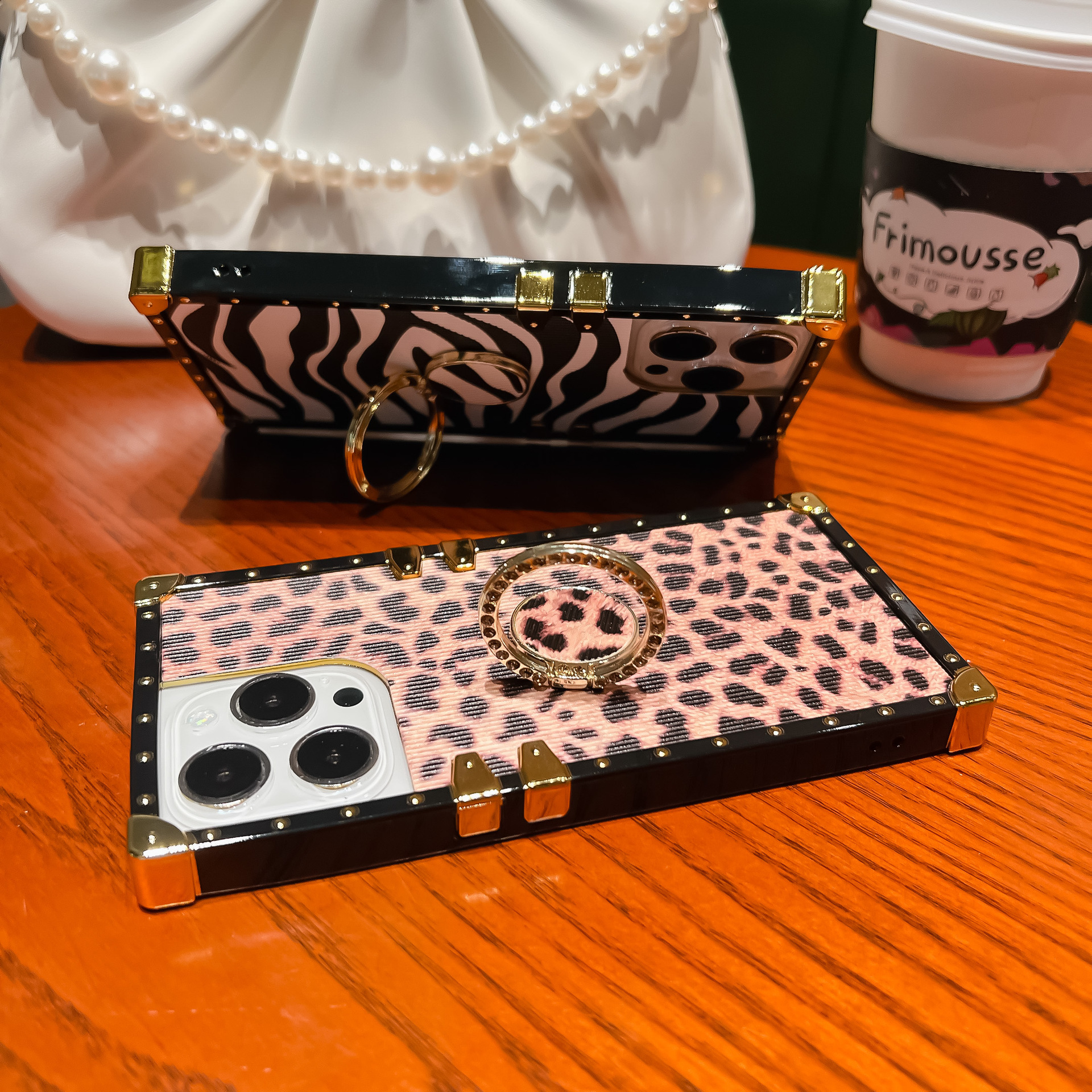 Classic Animal Leather Pattern Phone Case For Iphone And Samsung_voghion.com