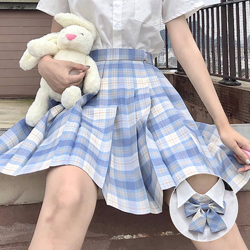Original jk Uniform Skirt Basic Genuine Half-length Skirt Spring and Autumn Lattice Skirt Summer Student School Uniform Japanese College Style Original jk Uniform Skirt Basic Genuine Half-length Skirt Spring and Autumn Lattice Skirt Summer Student School Uniform Japanese College Style