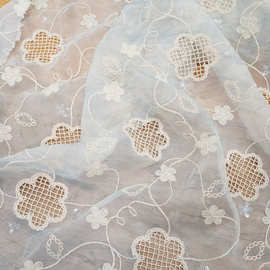 亮片蕾丝婚纱礼服连衣裙高端时装面料 Wedding Dress Lace Fabric