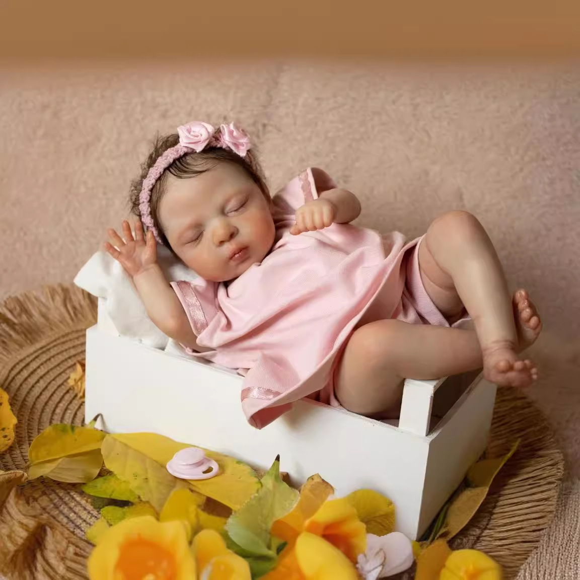 10 pulgadas cuerpo de tela muñeca Luna, exquisito regalo muñeca mini bebé juguete
