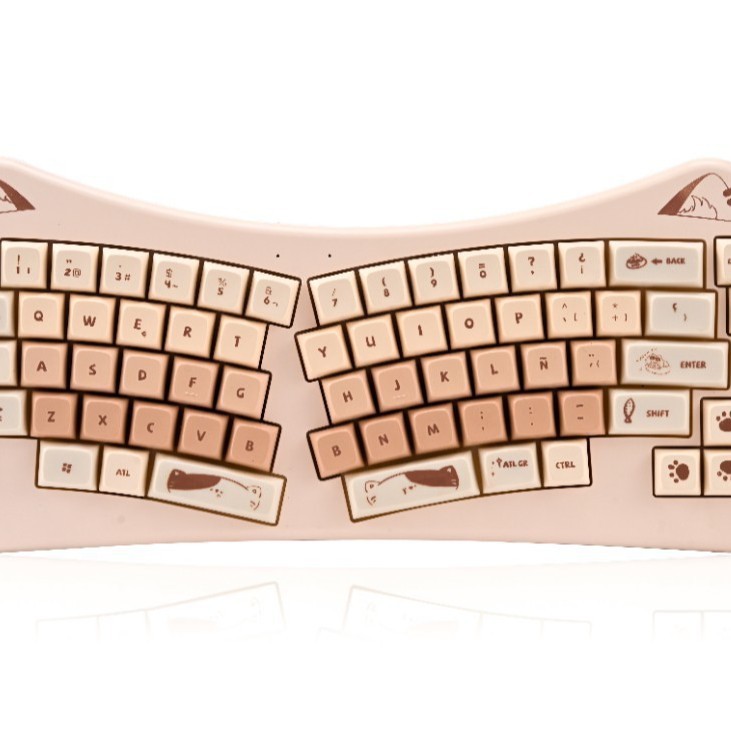 KW66 Cat Girl ワイヤレス キーボードとマウス セット デスクトップ ポータブル かわいい オフィス ペット|undefined