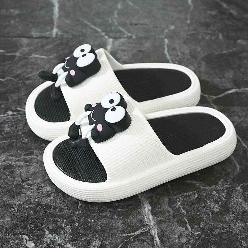 Домашний мультфильм милые тапочки женские летние пары в помещении, чтобы наступить на фекалии