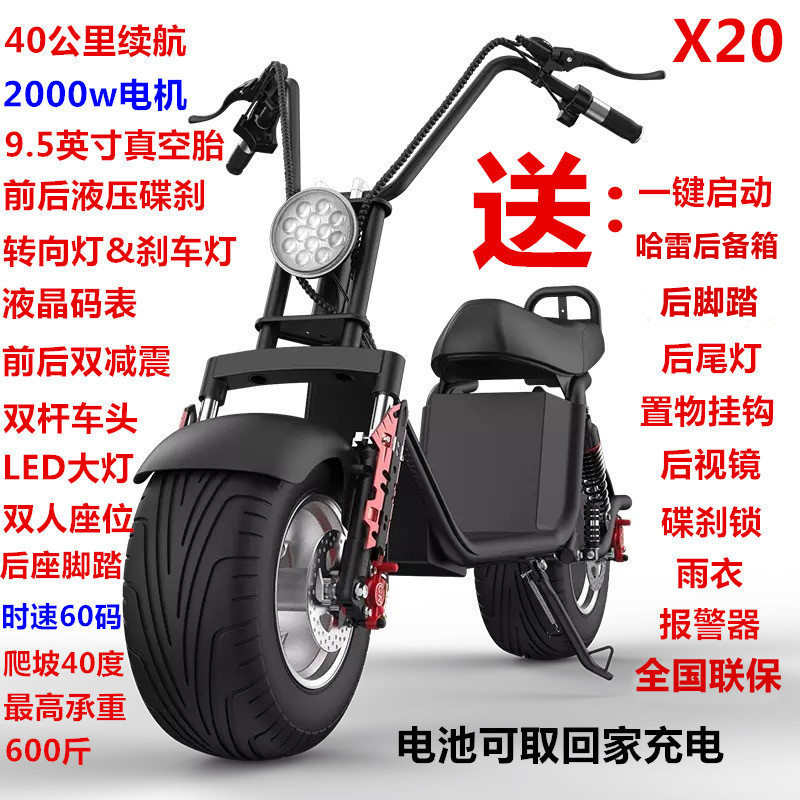 X20 40km 2000W battery removable charge