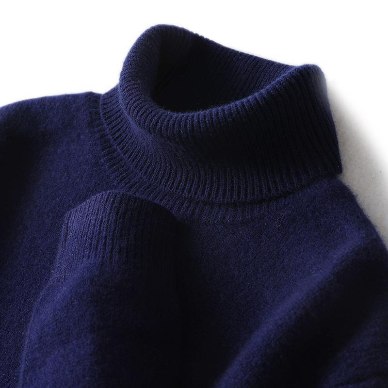 Thickened men's turtleneck autumn and winter pullover sweater, loose fit, large size, base layer knitwear Thickened men's turtleneck autumn and winter pullover sweater, loose fit, large size, base layer knitwear
