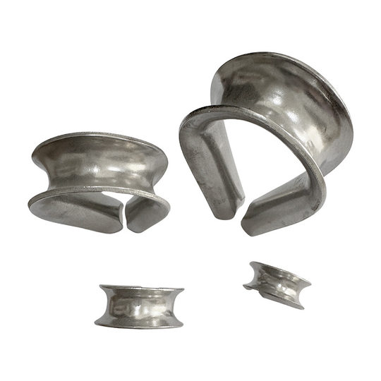 Stainless Steel Chicken Heart Ring Stainless Steel Ring 304 Wire Rope Rigging Ring Boast Triangle Ring in Stock