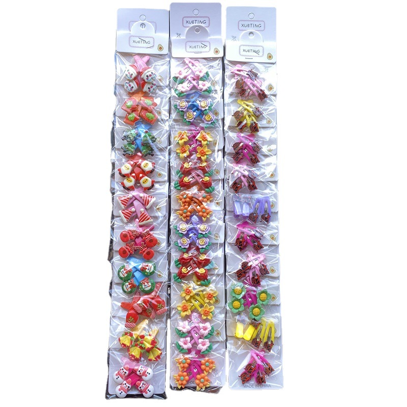 Clip infantil de dibujos animados de frutas animal BB clip de horquilla clip par dos yuanes tienda accesorios para el cabello accesorios para la cabeza suministro de accesorios