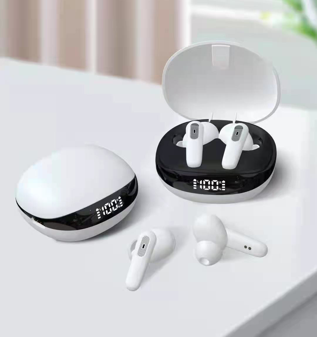 Nuevo modelo privado JS81 auricular inalámbrico Bluetooth pantalla digital de tres pantallas estéreo 5.1 e-sports juego auricular transfronterizo